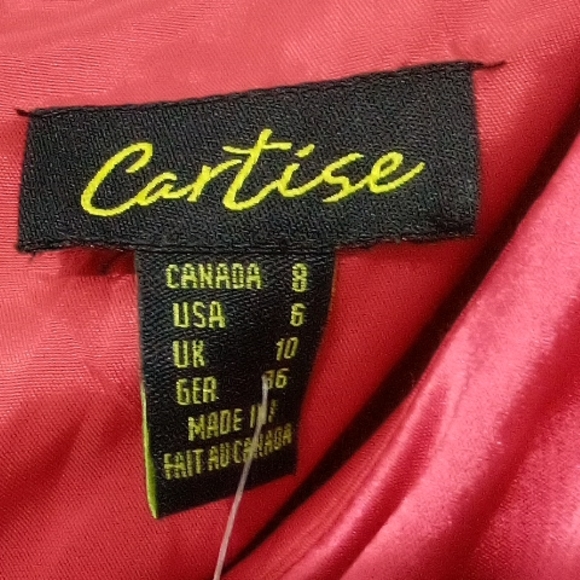 Cartise red cocktail dress - Picture 3 of 9